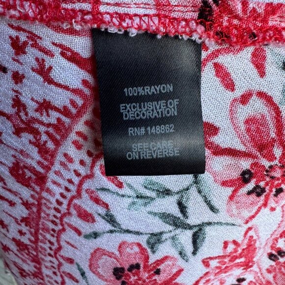 Torrid Sleeveless Floral Lace Babydoll Tank Top Women's Size 0 (L). - Picture 4 of 7